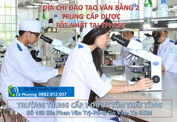 ĐÀO TẠO VĂN BẰNG 2 TRUNG CẤP DƯỢC TỐT NHẤT TPHCM