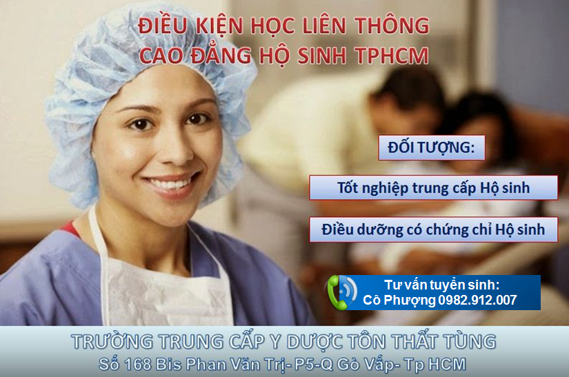 ĐIỀU KIỆN LIÊN THÔNG CAO ĐẲNG HỘ SINH TPHCM