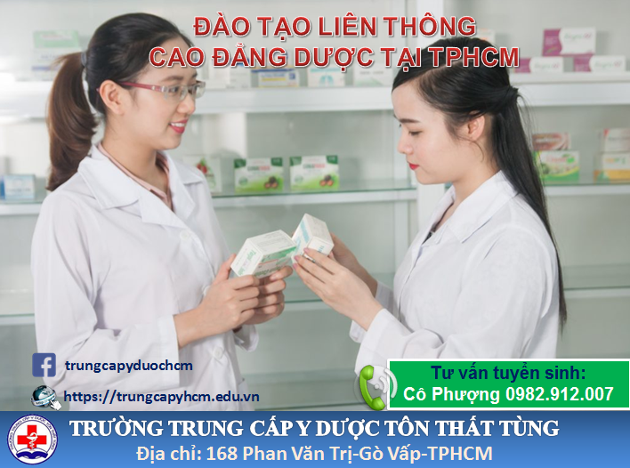 ĐÀO TẠO LIÊN THÔNG CAO ĐẲNG DƯỢC TẠI TPHCM