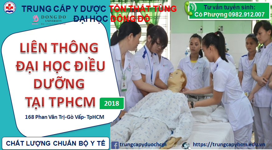 LIÊN THÔNG ĐẠI HỌC ĐIỀU DƯỠNG CHUẨN BỘ Y TẾ