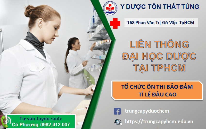 LIÊN THÔNG ĐẠI HỌC DƯỢC TẠI Y DƯỢC TÔN THẤT TÙNG