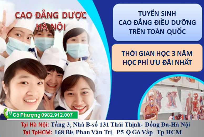 CAO ĐẲNG ĐIỀU DƯỠNG Ở ĐÂU TPHCM VỚI NHIỀU ƯU ĐÃI?