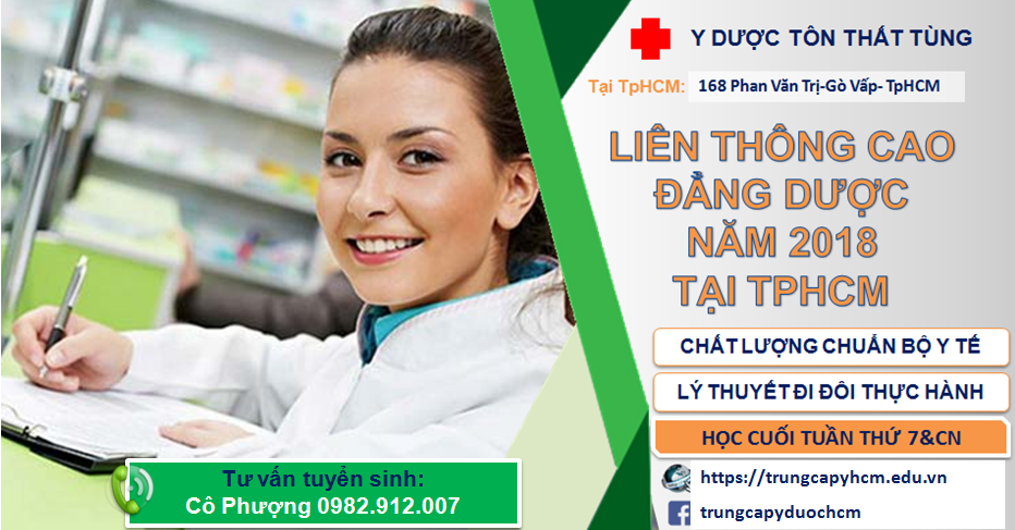 Liên thông cao đẳng Dược TpHCM 2018