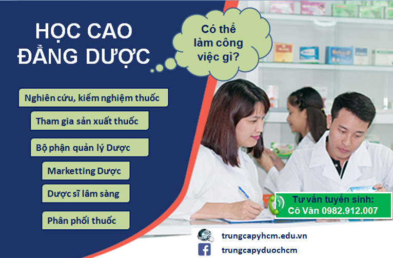 HỌC CAO ĐẲNG DƯỢC CÓ THỂ LÀM NHỮNG CÔNG VIỆC GÌ?