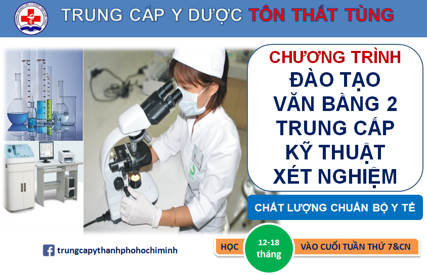 HỌC VB2 TRUNG CẤP XÉT NGHIỆM CÓ THỂ LÀM THÊM BÁN THỜI GIAN TĂNG THU NHẬP