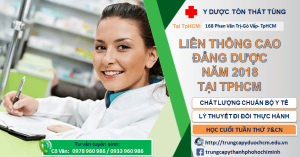 LIÊN THÔNG CAO ĐẲNG Y DƯỢC TPHCM NGÀNH DƯỢC