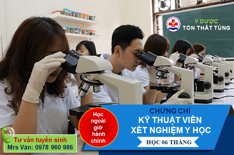 CHƯƠNG TRÌNH ĐÀO TẠO NGẮN HẠN KỸ THUẬT VIÊN XÉT NGHIỆM Y HỌC NĂM 2018
