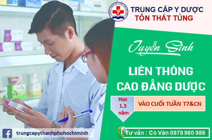 THÔNG BÁO TUYỂN SINH LỚP CAO ĐẲNG DƯỢC LIÊN THÔNG 2018