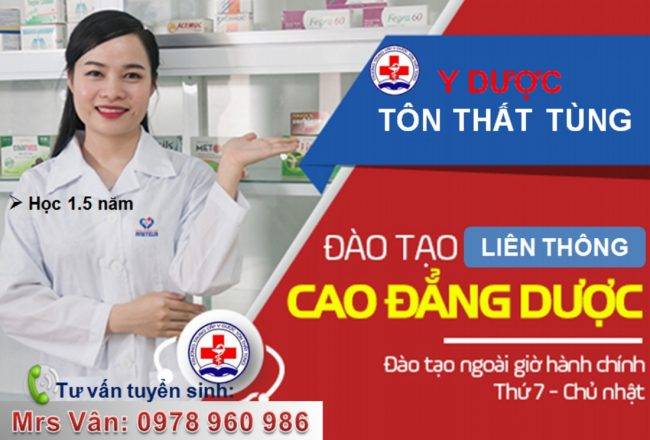 LIÊN THÔNG CAO ĐẲNG DƯỢC TPHCM NĂM 2019
