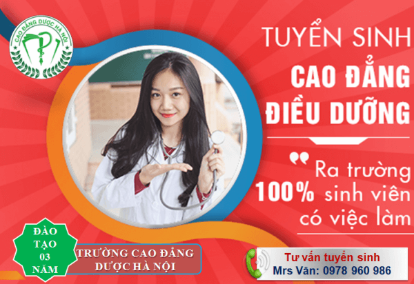 CAO ĐẲNG ĐIỀU DƯỠNG TUYỂN SINH HỌC SINH THPT HỆ ĐÀO TẠO 36 THÁNG