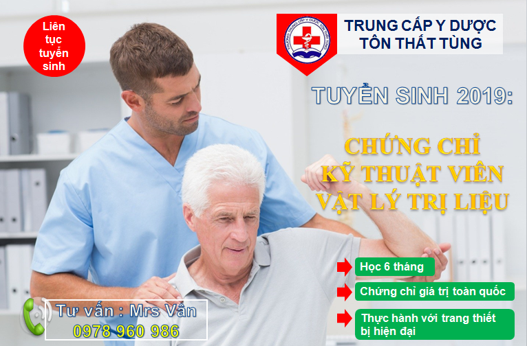 HỌC LẤY CHỨNG CHỈ KỸ THUẬT VIÊN VẬT LÝ TRỊ LIỆU 2019