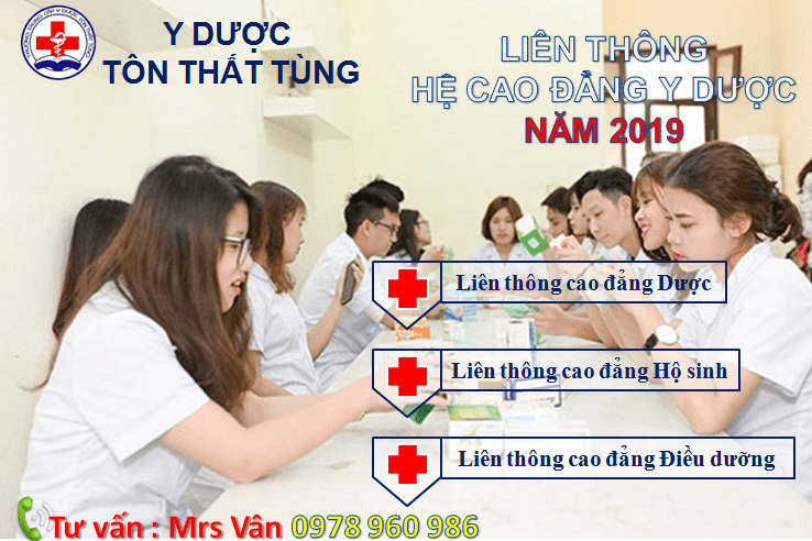 Tuyển sinh liên thông cao đẳng y dược năm 2021 TUYỂN SINH LIÊN THÔNG CAO ĐẲNG Y DƯỢC NĂM 2019