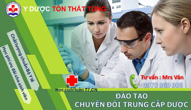 ĐÀO TẠO CHUYỂN ĐỔI TRUNG CẤP DƯỢC HỌC THỨ 7, CN