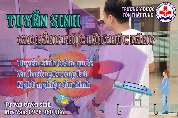 Địa chỉ học cao đẳng phục hồi chức năng năm 2021 uy tín tại tp.HCM.