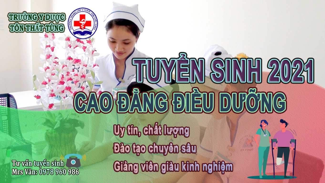 Đào tạo cao đẳng điều dưỡng năm 2021 tại tp.HCM chuẩn Bộ y tế.
