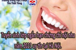 Tuyển sinh lớp ngắn hạn chứng chỉ nội nha năm 2021 uy tín tại Hà Nội.