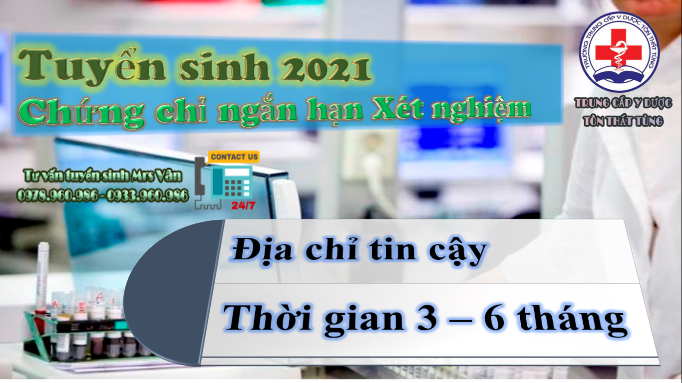 Đào tạo Chứng chỉ xét nghiệm y học uy tín nhất hiện nay Chứng chỉ xét nghiệm y học