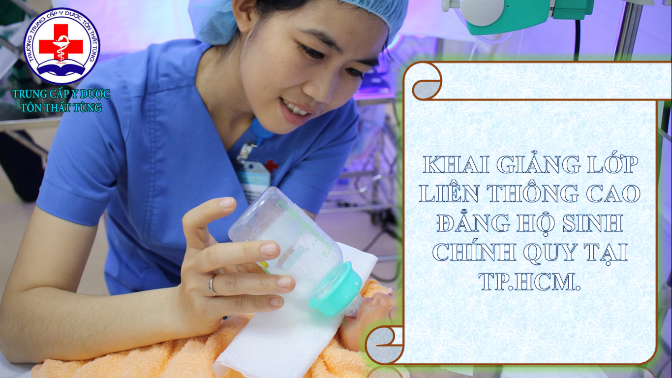 Khai giảng lớp liên thông cao đẳng hộ sinh chính quy tại tp.HCM.
